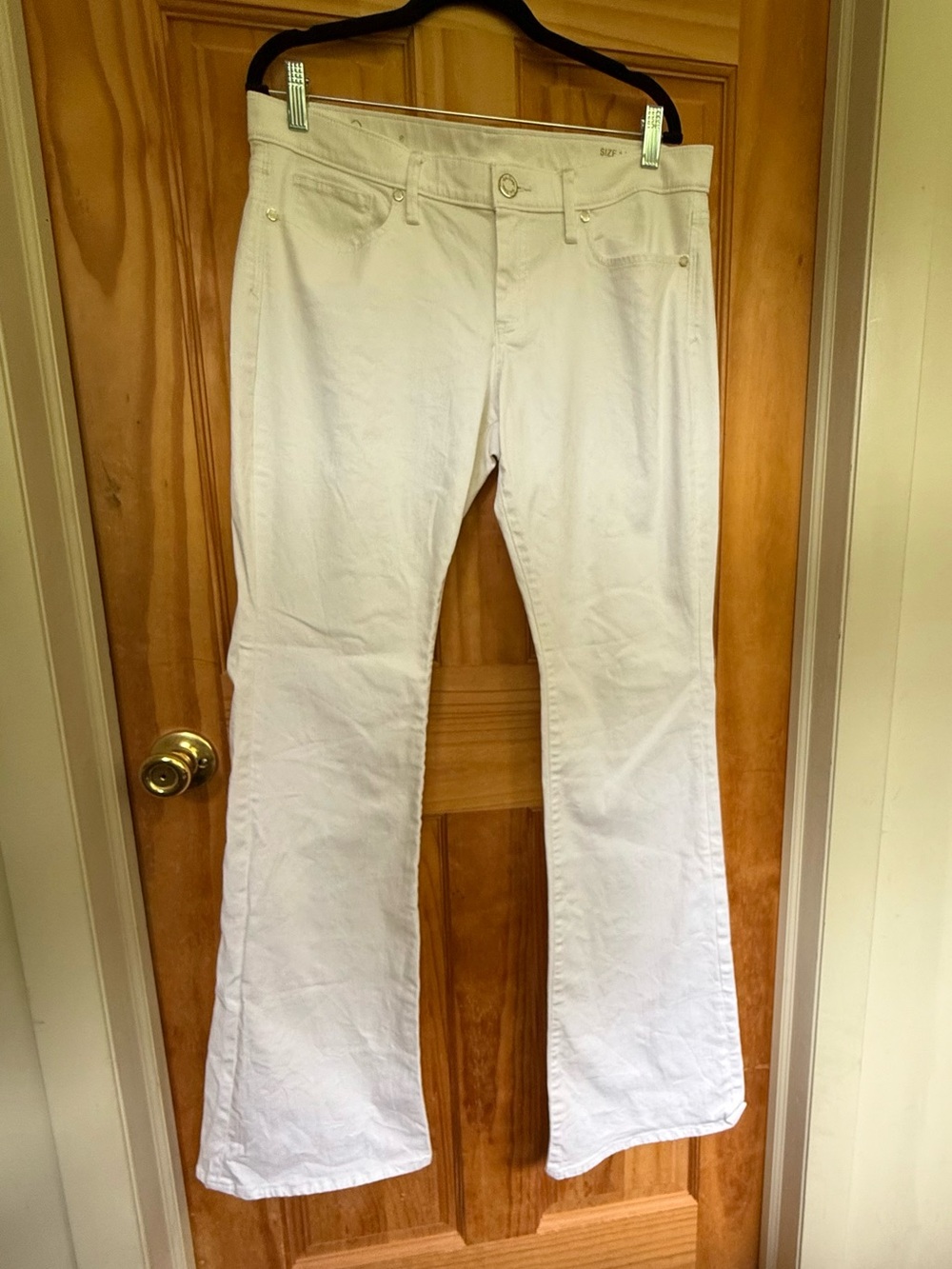 Lilly Pulitzer White Flare Jeans
